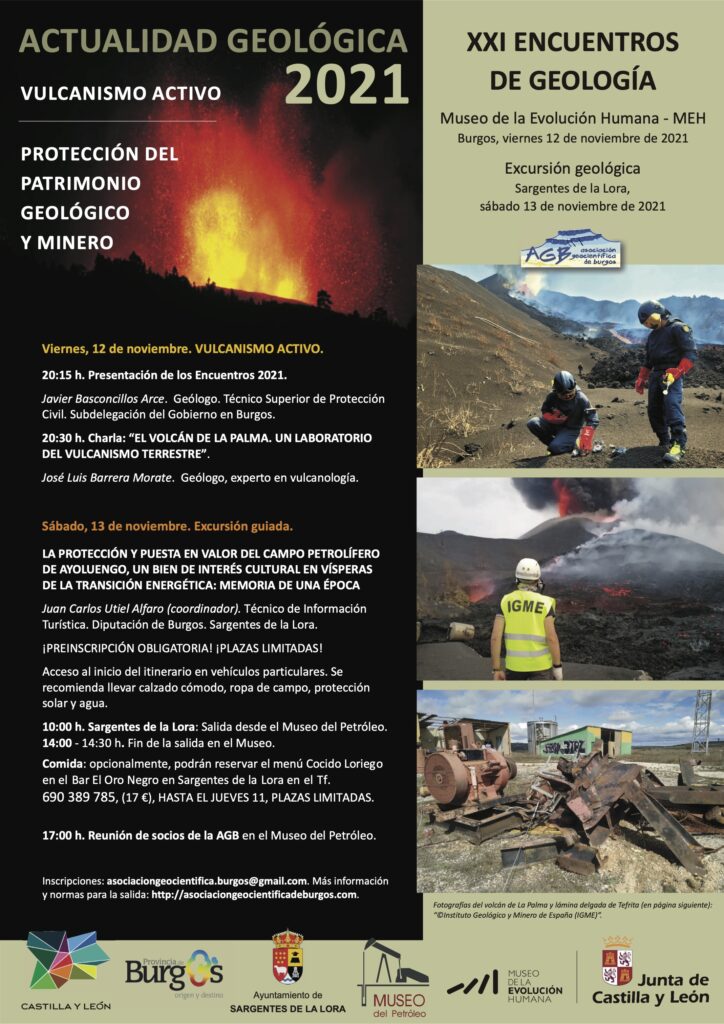 Cartel XXI Encuentros Geología AGB nov 2021_A