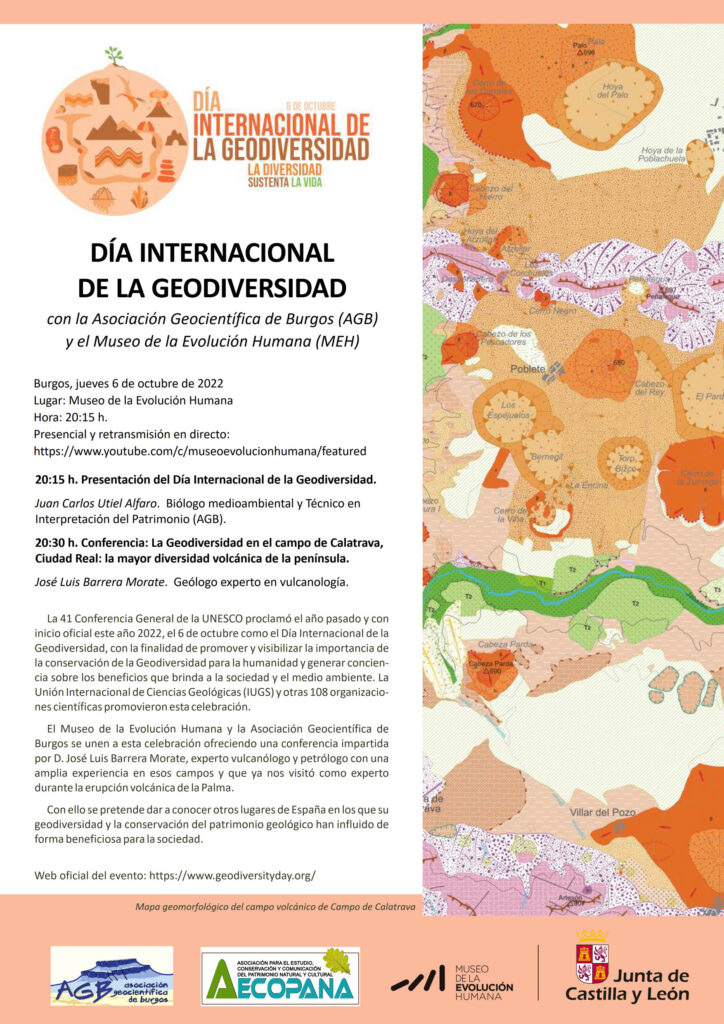 Cartel Día de la Geodiversidad 2022 BURGOS AGB-MEH 01